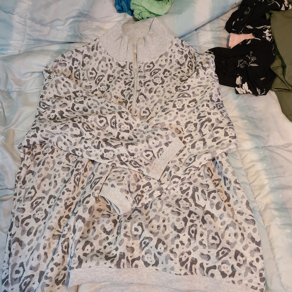 Aerie oversized 1/4 zip sweater